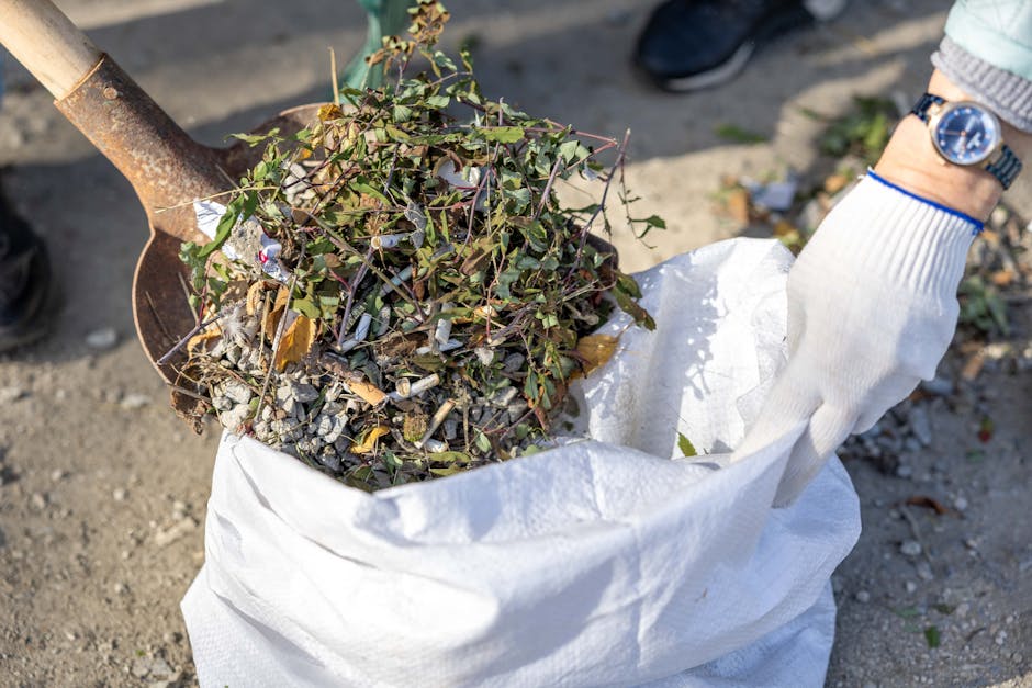 Affordable garden waste rubbish removal Richmond Park